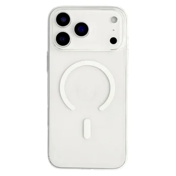 MagSafe Compatible Case for iPhone 18 Pro Max / 17 Pro Max, Transparent White