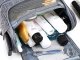 Large Hanging Travel Toiletry Bag, Waterproof Cosmetics Organizer, Unisex, Grey