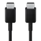 Samsung EP-DX310JBE USB-C to USB-C Cable 1.8m 3A, Black (Bulk)