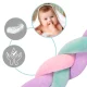 Ricokids 3m Crib Bumper, Mint/Pink/Purple