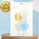 1st Birthday Decoration Set for Boys, Blue, 5 Pieces