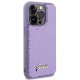 Guess iPhone 15 Pro Case Sequin Script Metal, Purple