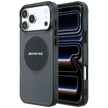 Mercedes AMG IML Bicolor Block MagSafe Case for iPhone 18 Pro Max / 17 Pro Max - Black