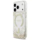 Guess Resin Bottom Glitter MagSafe Case for iPhone 17 Pro, Gold