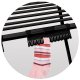 Massido Sock Holders for Drying Rack 2 Pack, Black