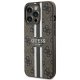 Guess iPhone 13 / 13 Pro Case 4G Printed Stripes MagSafe, Brown