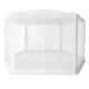 Multigarden Garden Pavilion with Mosquito Net, 2x2x2 m, White