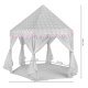 Детская Игровая Палатка Kruzzel 23476, Серо-Розовая | Children Play Tent