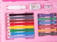 Art Painting and Drawing Set in Case, 68 pcs, Pink