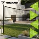 Trizand Volleyball Net 8.5x1m with Bag, Black