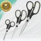 Universal Scissors Set of 3 Stainless Steel Danyson, White Black