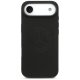 Mercedes Leather Vintage Logo MagSafe Case for iPhone Air Black