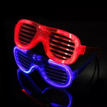 Telcon Glowing LED Glasses, Blue