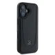 Mercedes iPhone 16 Case Leather Urban, Black