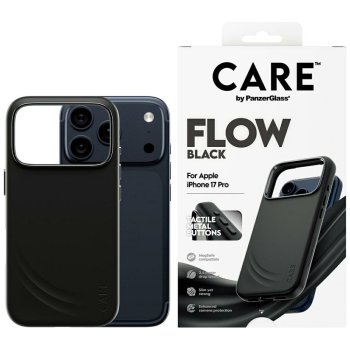CARE by PanzerGlass Feature FLOW MagSafe Phone Case Cover iPhone 17 Pro - Black