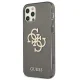 Guess iPhone 12 Pro Max Case Glitter 4G Big Logo Black