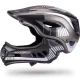 Rockbros TT-32SBTG-M Children\'s Bicycle Helmet with Removable Chinbar, Size M - Gray