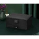 Soulima 22262 Elegant Jewelry Box with Key, Black