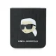 Karl Lagerfeld Saffiano Monogram Case for Samsung Galaxy Z Flip6, Black