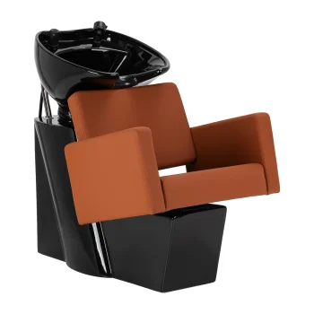 Hairdressing Wash Unit Gabbiano Vitoria, Brown