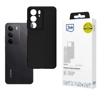 3mk Matt Case for Realme C75, Black