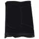 Vibrating Massage Mat with Heating and Remote Control, 16 Massage Nodes, Black