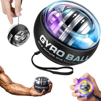 LED Gyroscopic Wrist Exerciser Powerball Forearm Strengthener