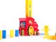 Kids Toy Electric Domino Train Locomotive, Red