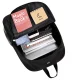 Kruzzel 19374 Reflective Backpack with USB and Audio Ports, 19L