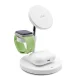 Puro Mag Station 3 in 1 Inductive Wireless Charger with Stand - White
