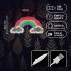 Rainbow in Clouds LED Neon Sign Wall Light FPNE32 Forever Light, Multicolor