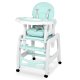 Ricokids Sinco 5-in-1 Convertible High Chair, Turquoise