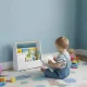 Ecotoys Montessori Kids Bookshelf, 2 Levels, White