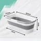 Collapsible Silicone Laundry and Shopping Basket