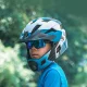 Rockbros 14110009001 Kids Polarized Cycling Glasses 8-14y Black/Blue