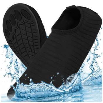 Water Shoes Trizand Size 43 Anti-Slip Quick-Drying, Black