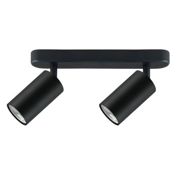 Maclean MCE452 B Wall and Ceiling Spotlight, 2xGU10, Black