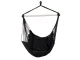 Brazilian Hanging Hammock Chair with 2 Cushions, Black