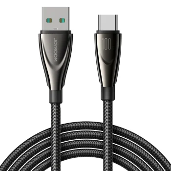Joyroom Pioneer Series SA31-AC6 USB-A to USB-C Cable 100W 1.2m Black