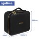 Soulima Beauty Case with LED Mirror, Black