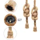Double Jute Rope E27 Ceiling Lamp