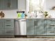 Hanging Kitchen Wall Shelf / Organizer with Hooks, 40 cm, Black