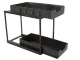 Pull-out Spice and Accessory Organizer, 2 Shelves, Black