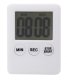 Magnetic Digital Kitchen Timer with Large Display, White