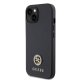 Guess iPhone 15 Plus Case 4G Strass Metal Logo, Black