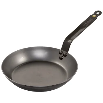 De Buyer Mineral B Element Round Iron Frying Pan, 24 cm