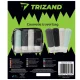 Trizand 25760 Travel Toiletry Bag with Bottles, Transparent/Black