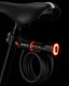 Combination Bike Lock Cable with LED Safety Light 1.1 m