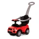 3-in-1 Ride-On Push Car Toddler Walker with Handle, Red
