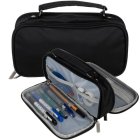 Double Extendable Pencil Case Maaleo 24516, Black